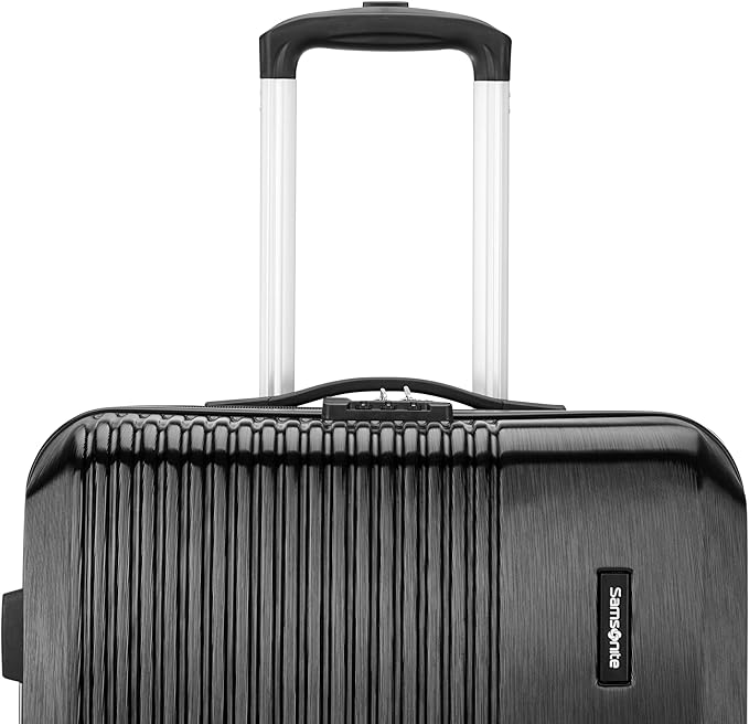 Samsonite Alliance SE Hardside Luggage with Spinner Wheels, Lightweight, LARGE SPINNER, BASS BLACK