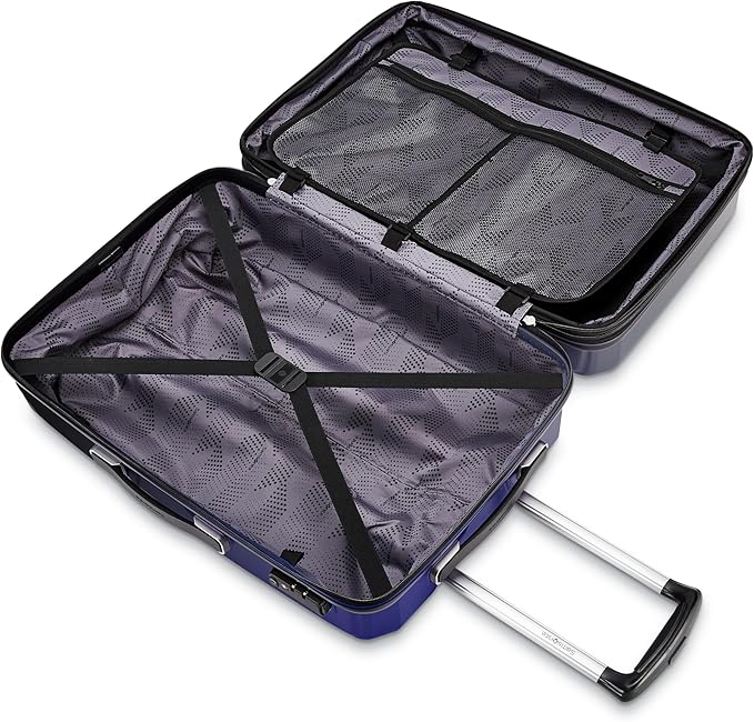 Samsonite Winfield 3 DLX Hardside Expandable Luggage with Spinners, 2PC SET (CO/MED), Royal Blue Ombre