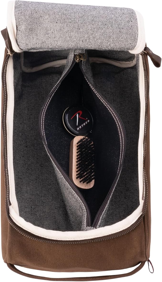 Rothco Canvas Shoe Bag – Sneaker Organizer Storage Duffle for Travel, Golf, Gym, and Sports