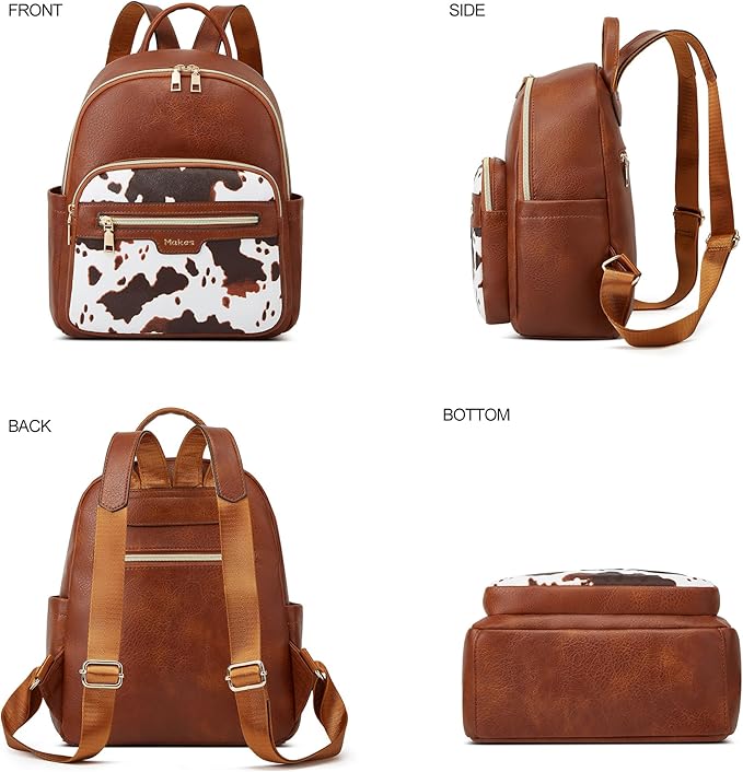 Makes Mini Backpack for Women, Stylish Daypack Purse Handbag Small Casual Daily Travel Bag, Lady Girls Gifts for Work