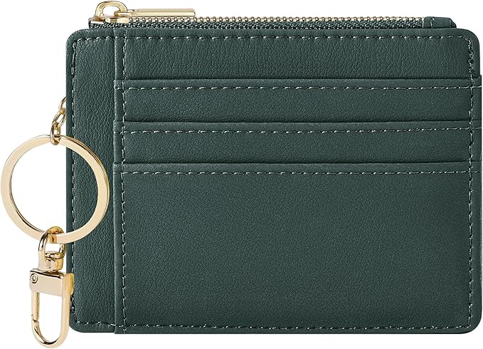 Sodsay Card Case Slim Front Pocket Wallet for Women Credit Card Holder with Keychain | Slim, Front Pocket, Credit Card Holder, with Keychain