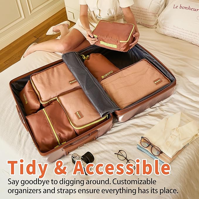 10 piece Luggage Set Expandable Suitcase 22x14x9 Airline Approved Carry on, ABS Hard Case Suitcases with Spinner Wheels,TSA Lock