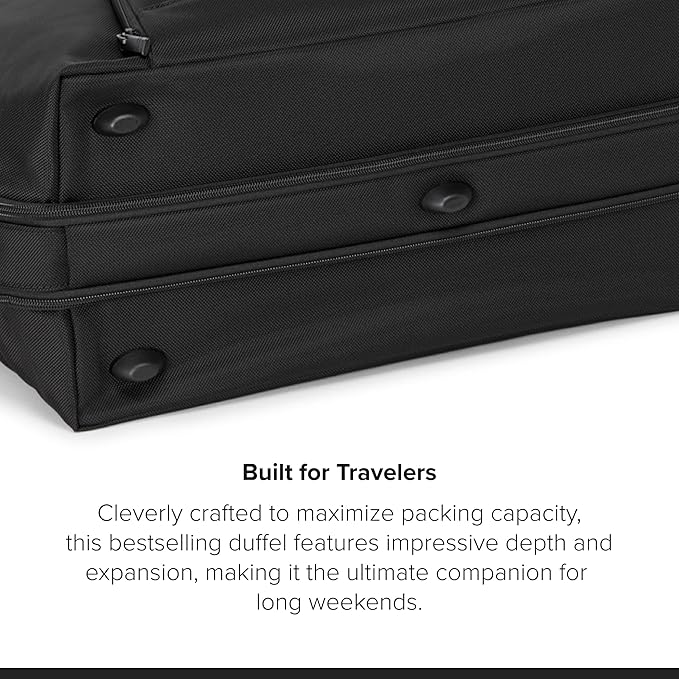 TUMI - Alpha Double Expansion Duffel - Business & Weekend Travel Duffel Bag - Designed for Durability & Functionality