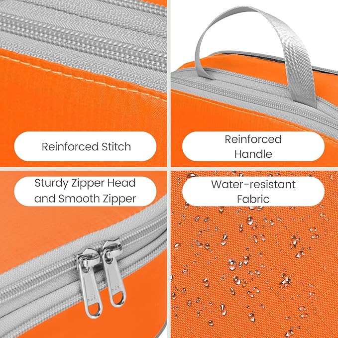 Cambond Compression Packing Cubes for Travel - Lightweight Expandable Travel Bags Luggage Organizers Travel Essentials Compression Cubes for Travel Space Saver for Carry on Suitcases Organizer