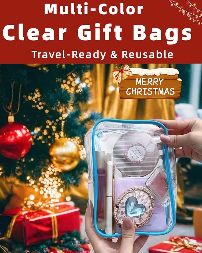 2 Packing Cubes 1 Quart Size Travel Bag TSA Approved Toiletry Bag Clear Small Purse Pouch International Long Flight Must Haves for Toiletries Makeup Liquids Airplane Europe Vacation Essentials