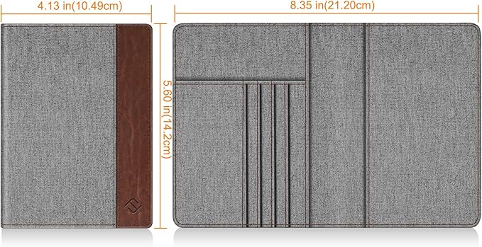 FINTIE Passport Holder, Slim Travel Wallet RFID Blocking Card Case Cover Passport Cover Protector Essentials with Credit Card Slots for Women/Men | Slim, RFID Blocking, Card Case Cover, Essentials, Credit Card Slots