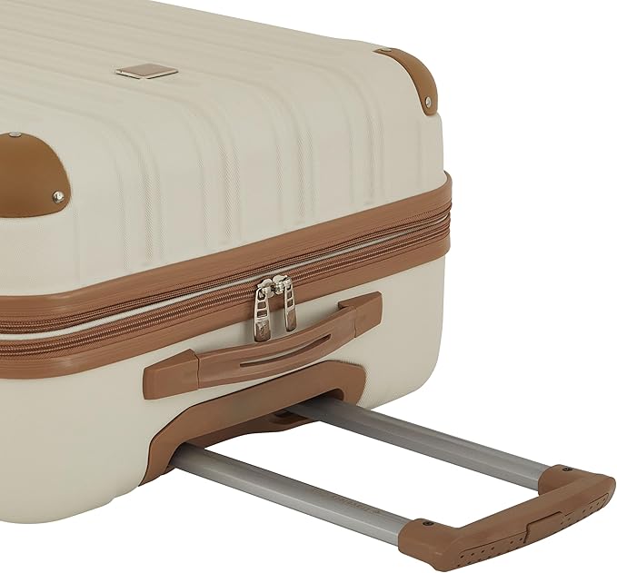 Travelers Club Midtown Hardside 4-Piece Luggage Travel Set, Vanilla