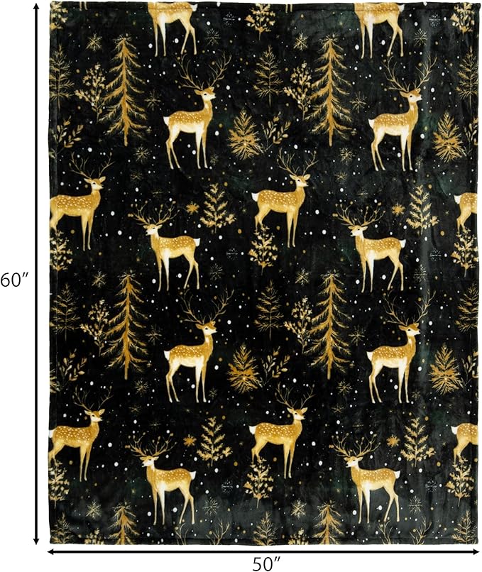 Carstens, Inc. Travel Blanket, Premium Compact 2-in-1 Airplane Blanket/Pillow, Green & Gold