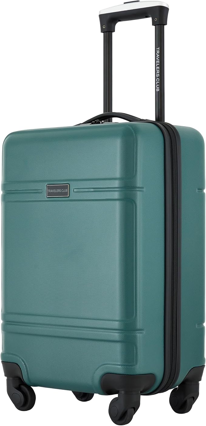 Travelers Club Skyline 22" Carry-On Spinner Luggage, Rain Forest