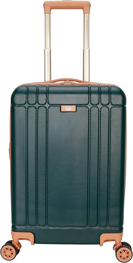 Dockers Hooper Hardside Expandable 8-Wheel Spinner Travel Carry On Luggage, 20-Inch, Ponderosa Pine