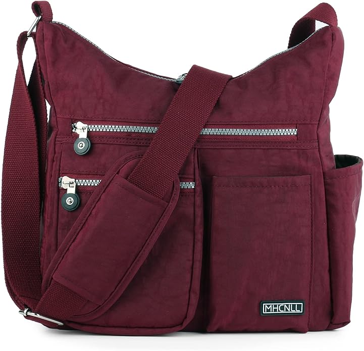 MHCNLL Crossbody Bag with Anti Theft RFID Pocket - Women Lightweight Water-Resistant Purse