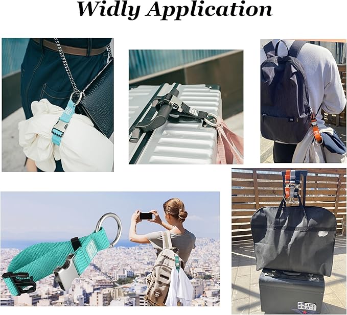 Add a Bag Luggage Strap Jacket Gripper, Heavy Duty Luggage Straps Carry-on Baggage Suitcase Straps Belts Travel Accessories,Carry Your Extra Bags-Grey-1PCS