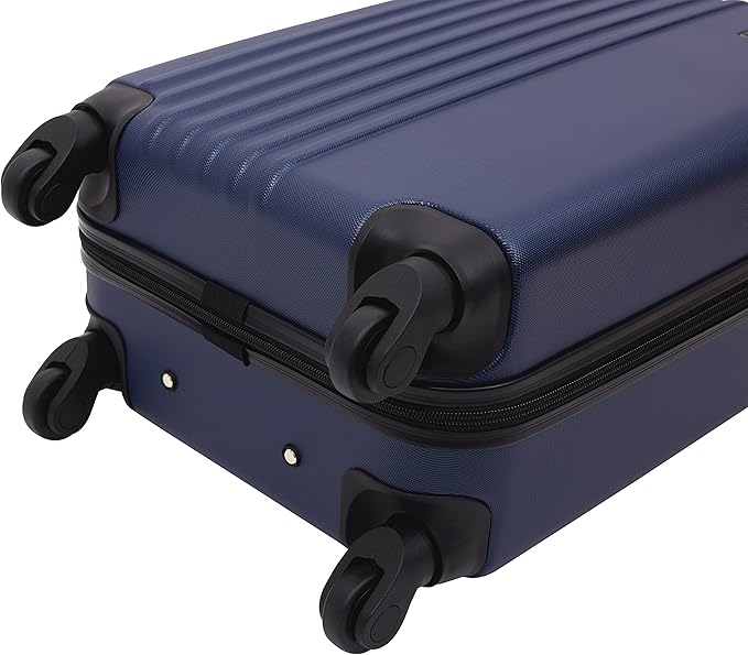 Travelers Club Cosmo Luggage, Navy Blue - 20 Inch, 20-Inch