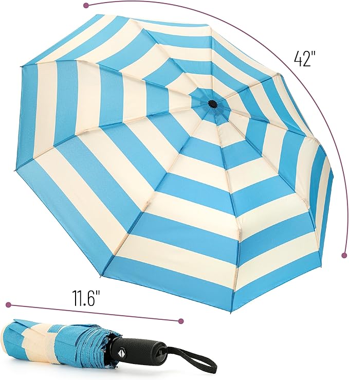 Mr. Pen- Windproof Travel Umbrella, Automatic Umbrellas for Rain, Compact