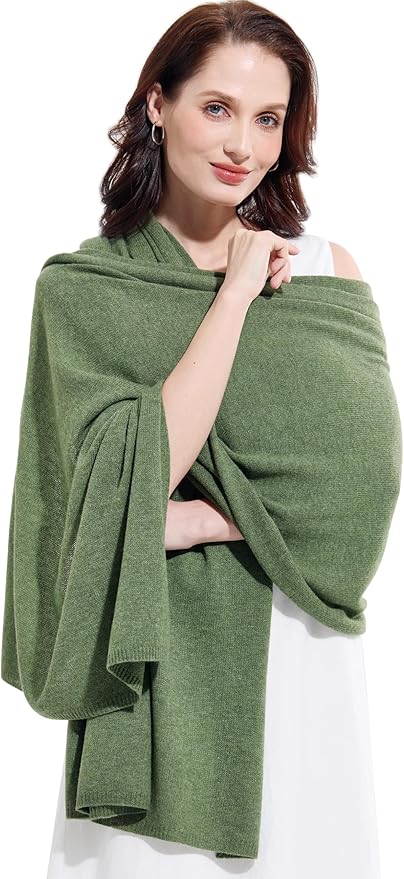 Soft Cashmere Blend Wrap Chic Scarf Stole for Women Wayfarer Travel Extra Large 87"x28"