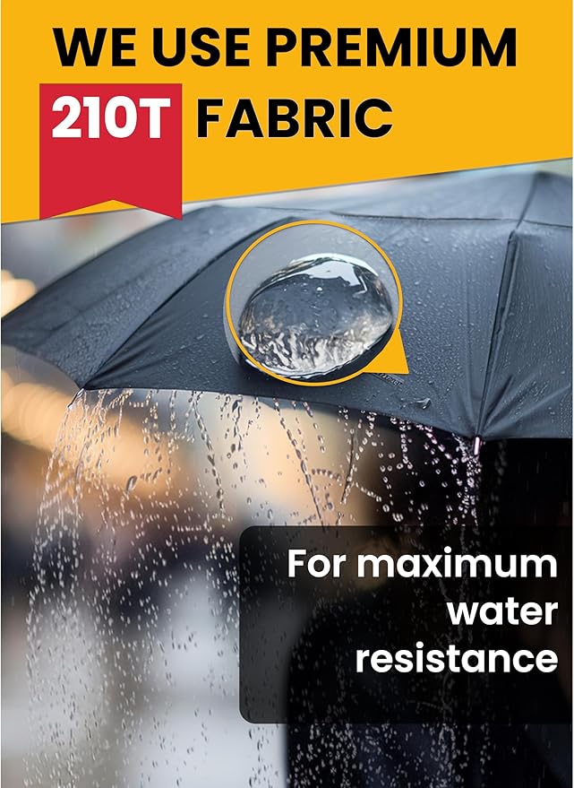Raintrend Windproof Travel Umbrellas for Rain Automatic +10% Bigger Canopy Strong Frame Compact Folding Portable Umbrella for Women Men Backpack Purse