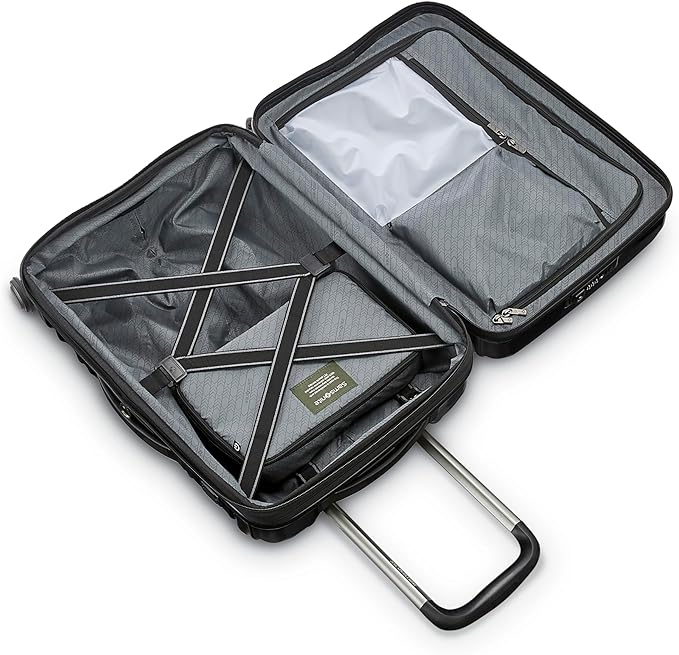 Samsonite Stryde 2 Hardside Expandable with Double Spinner Wheels, Carry-on, Stealth Black