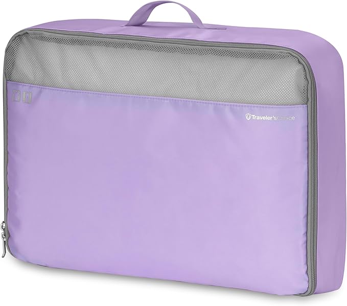 Traveler's Choice Cloverland Packing Cubes, 5-Piece Set, Purple