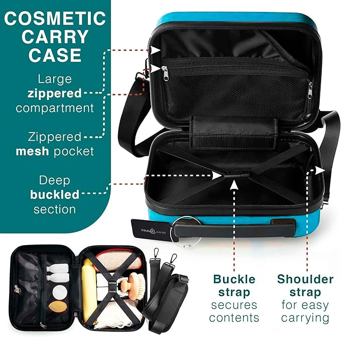 Luggage Sets 3 Piece, 20 Inch Carry on Luggage and 28 Inch Suitcases with Wheels Spinner, Durable Hard Shell Suitcase Set, Expandable Travel Suitcase, Teal
