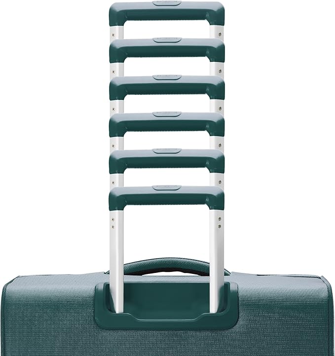 Samsonite UpLIFT Lightweight Large Checked Softside Luggage with Spinner Wheels - Expandable - Airline-Approved, Polyester Soft Suitcase for Ultra Light Travel - Emerald Green