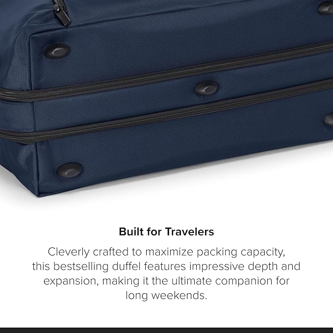 TUMI - Alpha Double Expansion Duffel - Business & Weekend Travel Duffel Bag - Designed for Durability & Functionality
