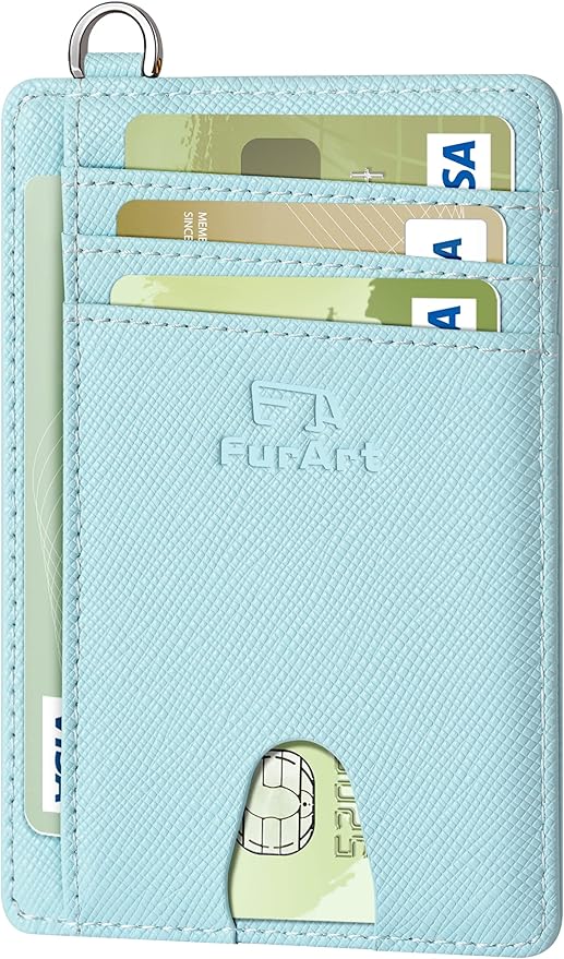 FurArt Slim Minimalist Wallet, Front Pocket Wallets, RFID Blocking, Credit Card Holder for Men