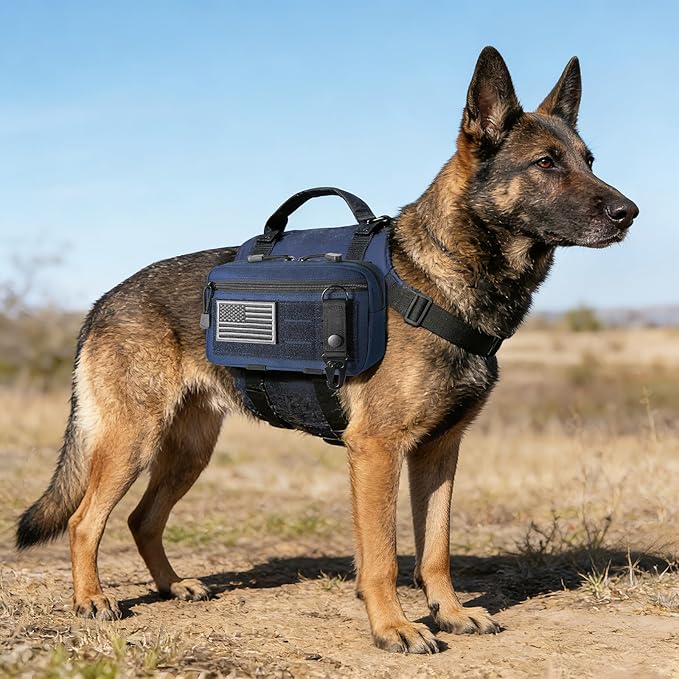 FRTKK Tactical Molle Admin Pouch Utility Laser Cut EDC Tool Pouch Bag Horizontal Modular Pouches Include US Flag Patch and Keychain