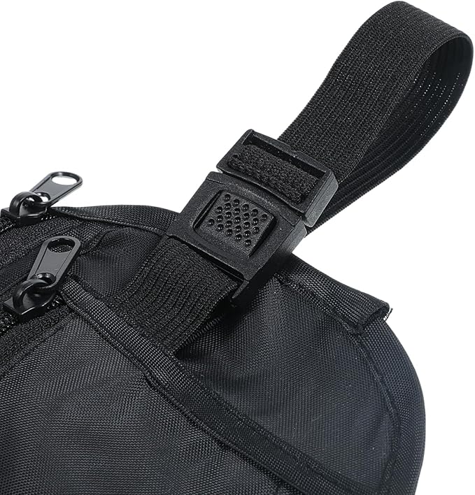 Money Belt for Travel, Hidden Waist Pouch, Travel Hidden Wallet, Waterproof Waist Bag, Anti-Theft Passport Fanny Pack for Men and Women (Black)
