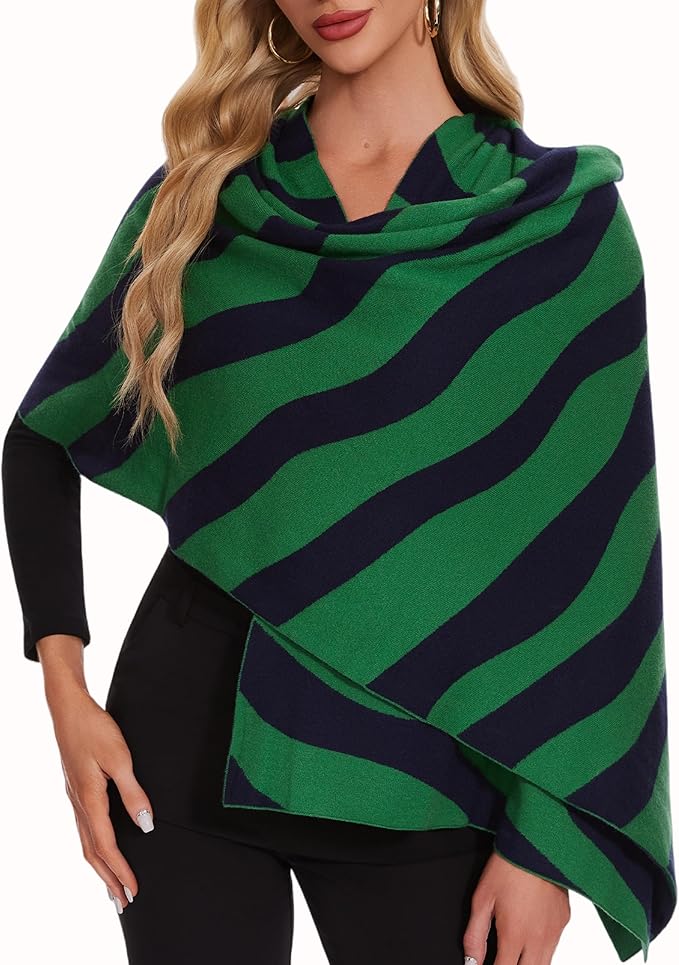 PULI Women's Pashmina Shawl Wraps for Evening Dress Large Scarf Blanket Long Wedding Bridal Winter Warm Shoulder Wrap