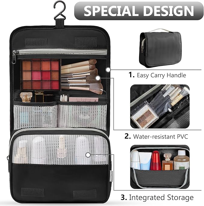 8 Set Packing Cubes for Travel, Gifts for Women Mom,Anti-Tearing Suitcase Organizer for Luggage with Shoe & Hanging Toiletry Bag,OlarHike Vacation Essentials & Accessories for Cruise Ship