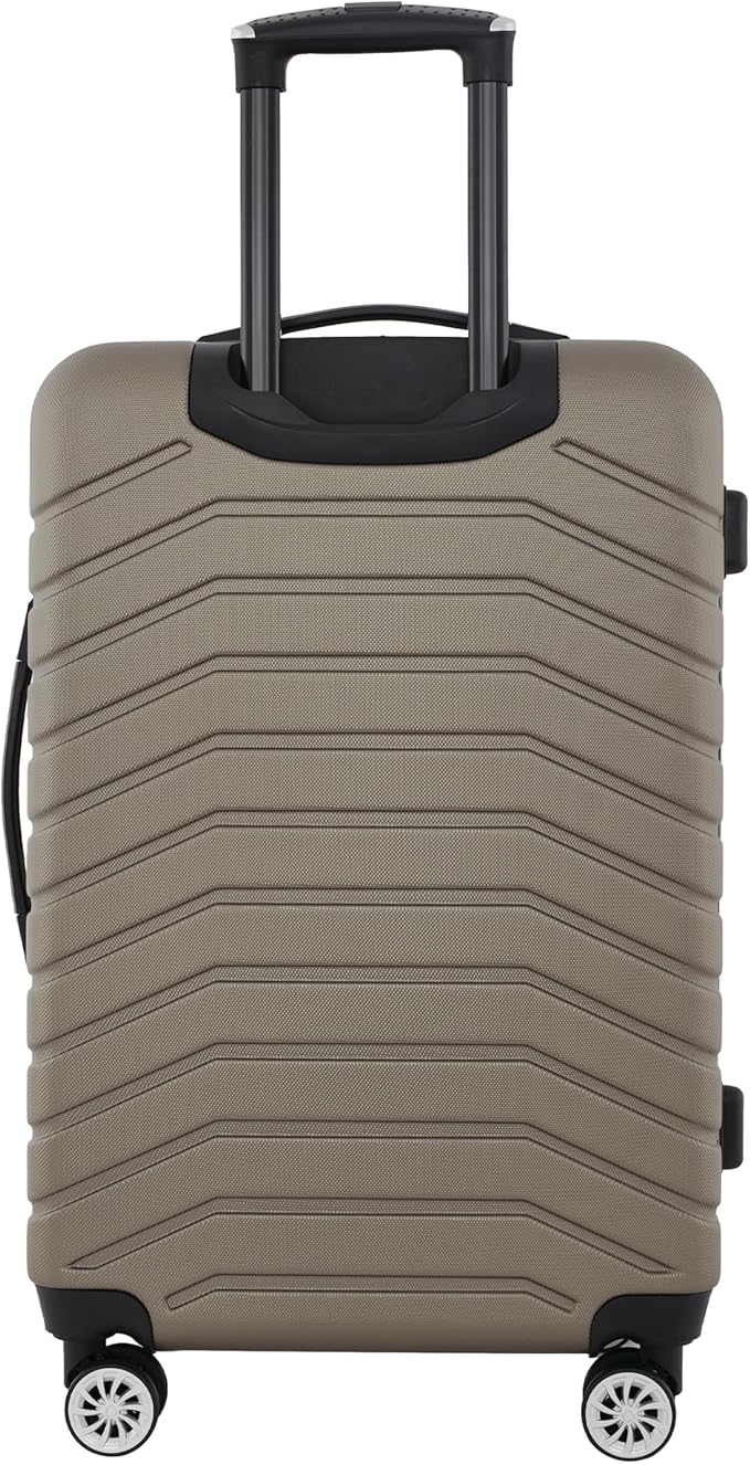 Wrangler Tahoe 3 Piece Spinner Luggage Set, Desert Taupe