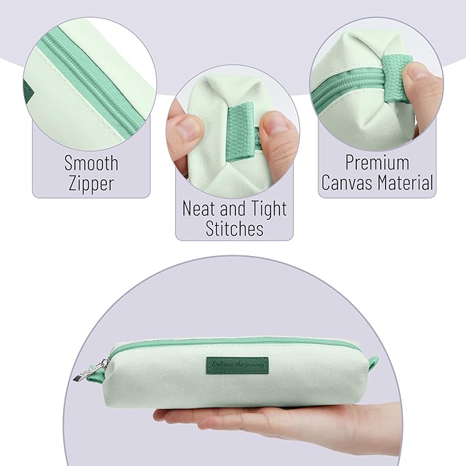 Mr. Pen- Cute Pencil Case Pouch, Laurel Color, Multipurpose Canvas Bible Pencil Pouch