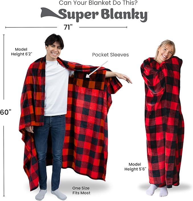 Wearable Blankets for Women, Adult Wearable Blanket Men, Mother's Day Gifts for Her, Wife Birthday Gift Ideas