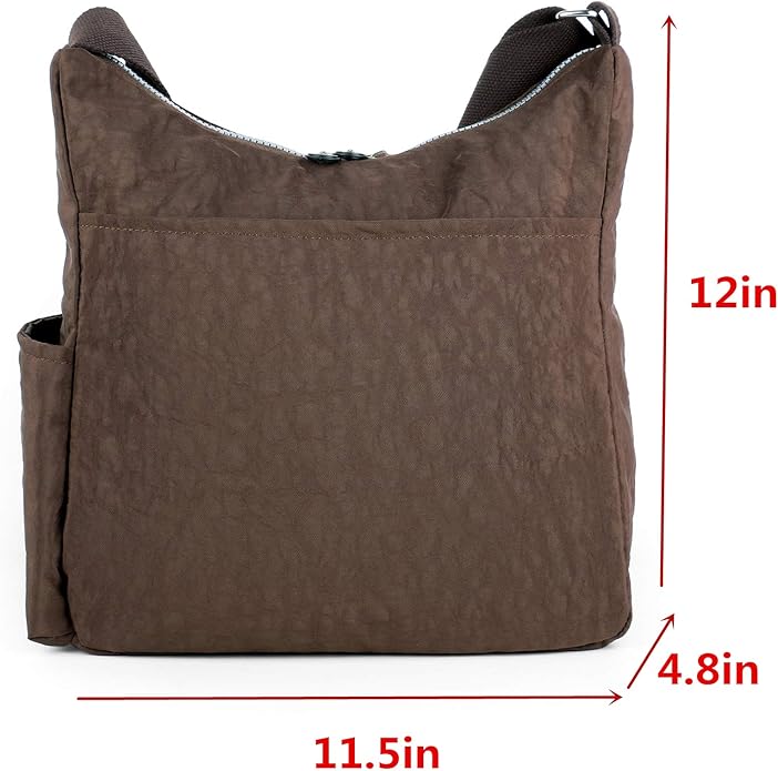 MHCNLL Crossbody Bag with Anti Theft RFID Pocket - Women Lightweight Water-Resistant Purse