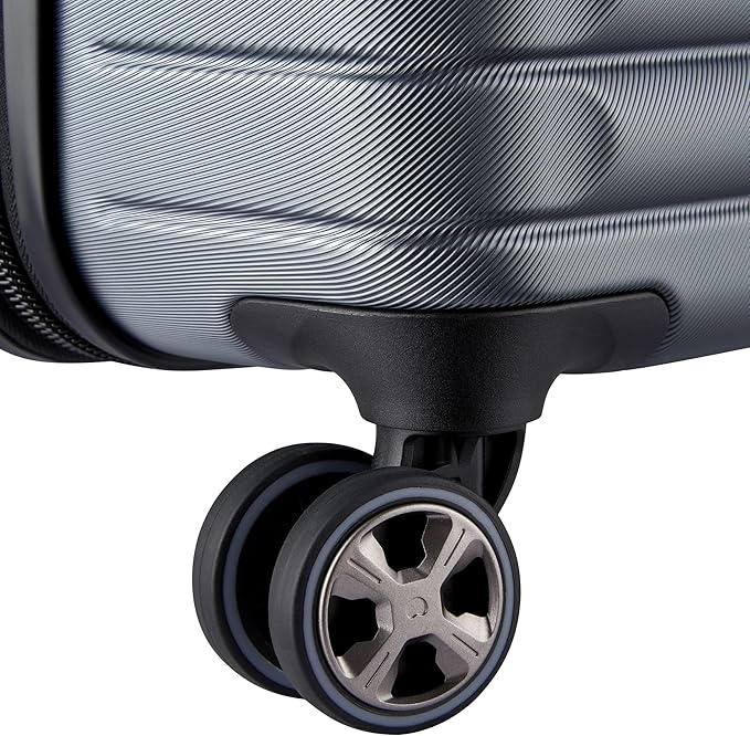 DELSEY PARIS Cruise 3.0 Hardside Expandable Luggage with Spinner Wheels, Graphite, Checked 26 Inch Trunk