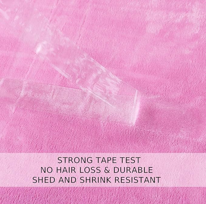 Soft Blanket Queen Size Fleece Warm Fuzzy Throw Blankets for The Bed Sofa Lightweight 90"*90"(Queen Pink)
