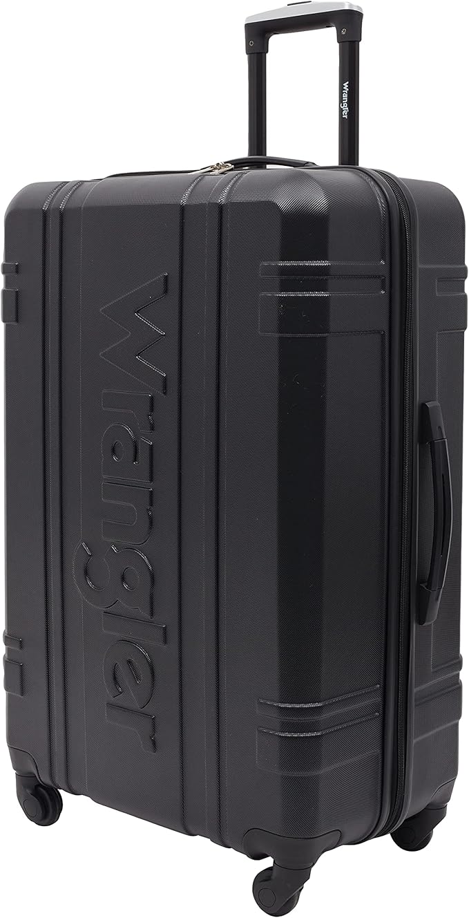 Wrangler Venture Luggage and Travel Set, Black, 7-Piece Set