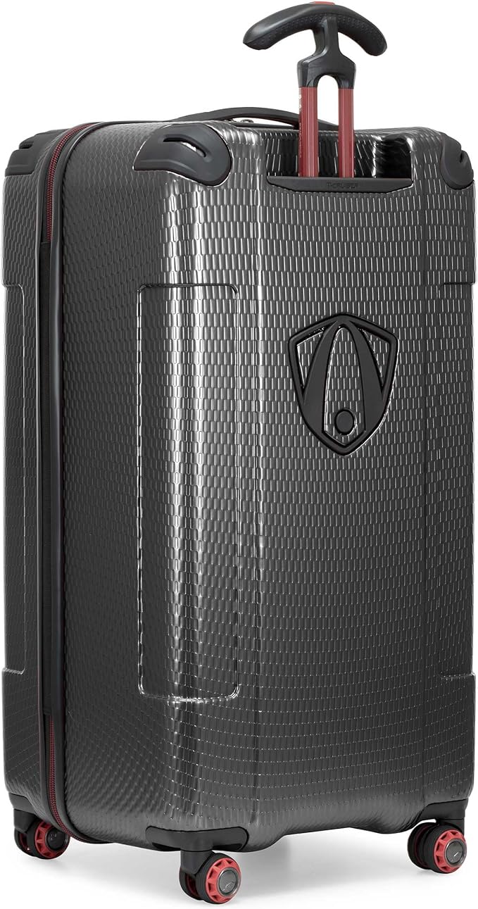 Traveler's Choice Maxporter II Polycarbonate Hardside Trunk with Spinner Wheels, Gray, 31-Inch Large Trunk