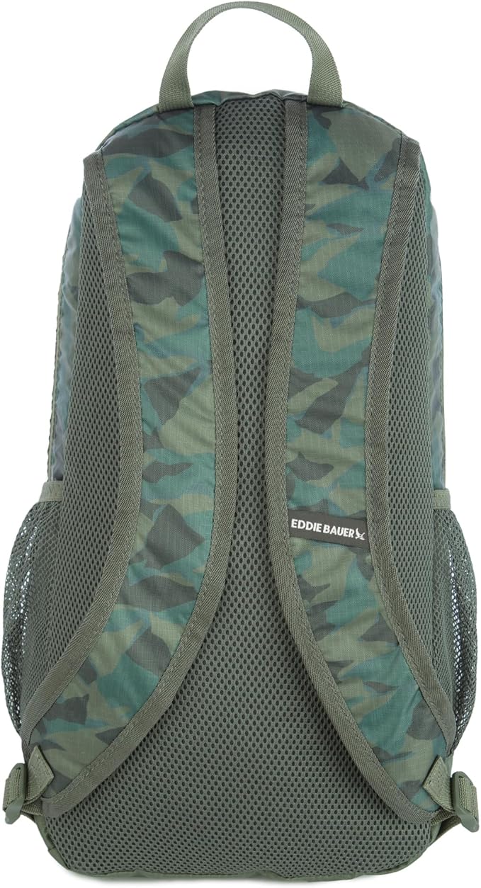 Eddie Bauer Stowaway Packable Backpack | Travel | Outdoor | Lightweight | Foldable | Durable | Ripstop Polyester | 20L - Sprig Green