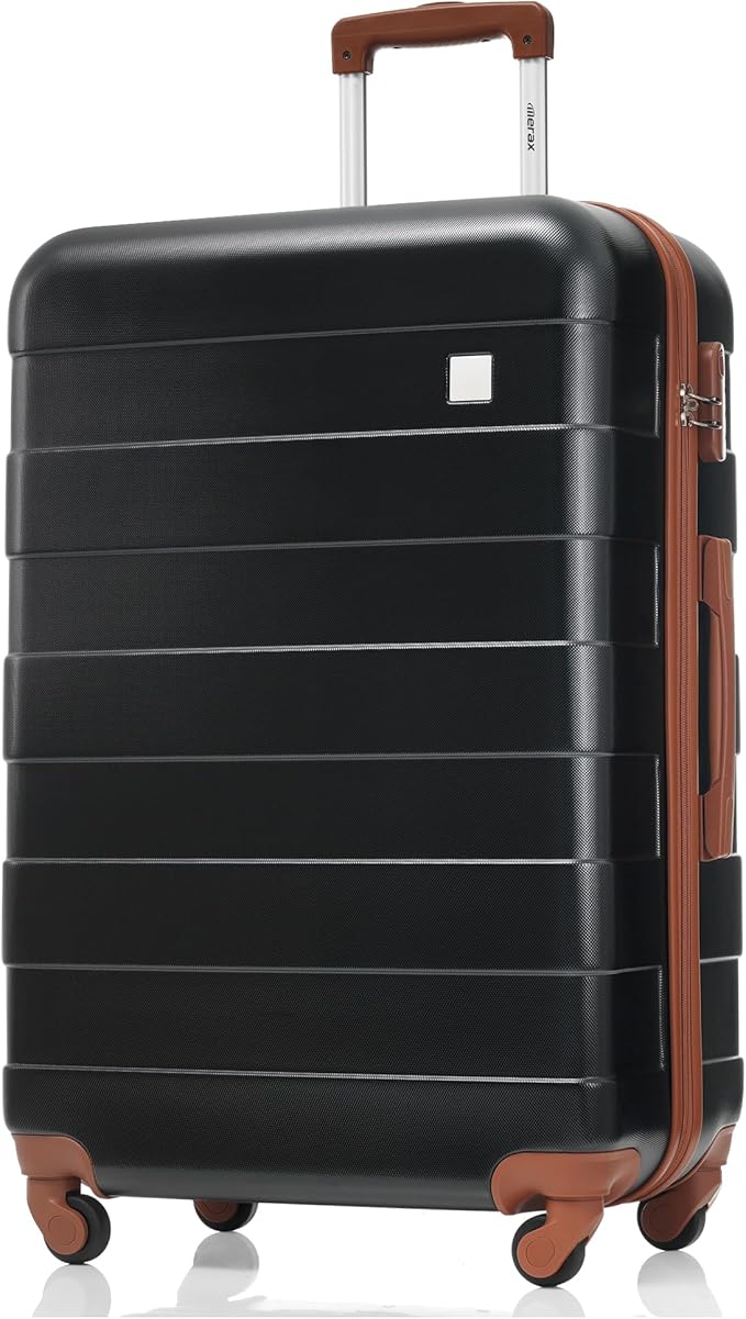 Merax 3 Piece ABS Hardshell Luggage Sets Spinner Wheel Suitcase TSA Lock Suit Case