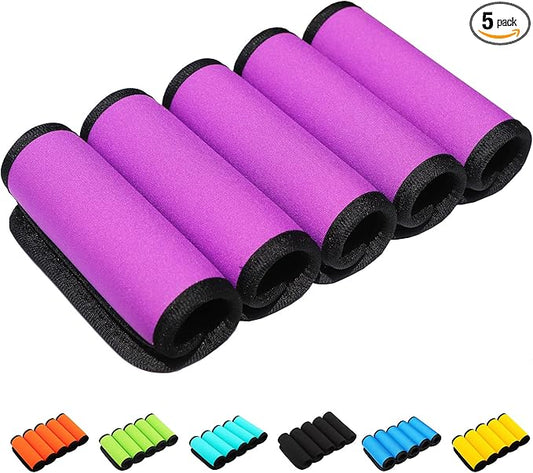 Luggage Handle Wrap-Neoprene Luggage identifiers for Suitcases Unique Bright Luggage Tags/Spotter/Markers/Handle Cover Travel Accessories