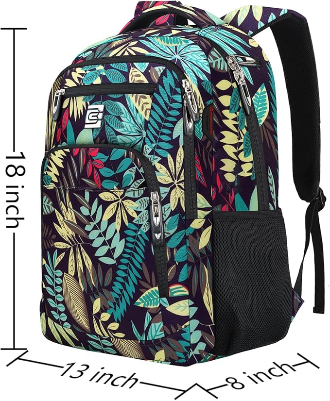 Volher Laptop Backpack,Business Travel Anti Theft Slim Durable Laptops Backpack,Water Resistant College Computer Bag for Women & Men Fits 15.6 Inch Laptop and Notebook