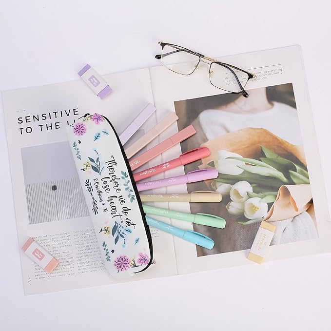 Mr. Pen- Cute Pencil Case Pouch, Multipurpose Bible Pencil Pouch