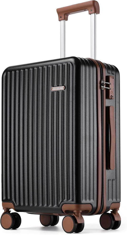 Carry on Luggage Airline Approved, Hardside Carry-on Suitcase with Spinner Wheels, Hard Shell Lightweight Small Travel Luggage with TSA Lock