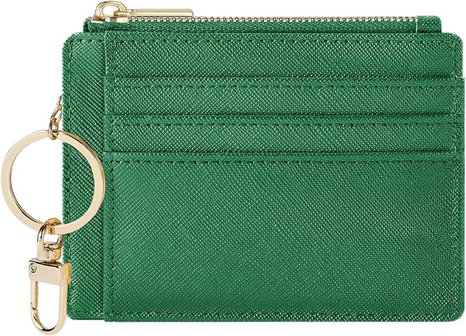 Sodsay Card Case Slim Front Pocket Wallet for Women Credit Card Holder with Keychain | Slim, Front Pocket, Credit Card Holder, with Keychain
