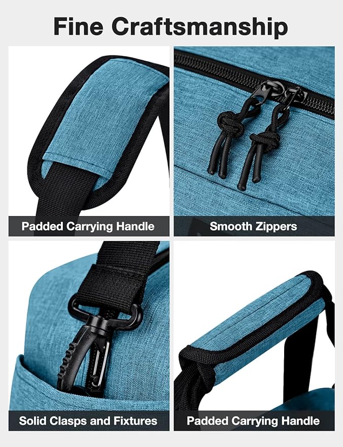 Noozion 14 inch Small Gym Bag for Women & Men, Lightweight Carry On Mini Duffle Bag with Multiple Pockets, Sports Bag for Travel and Workout.