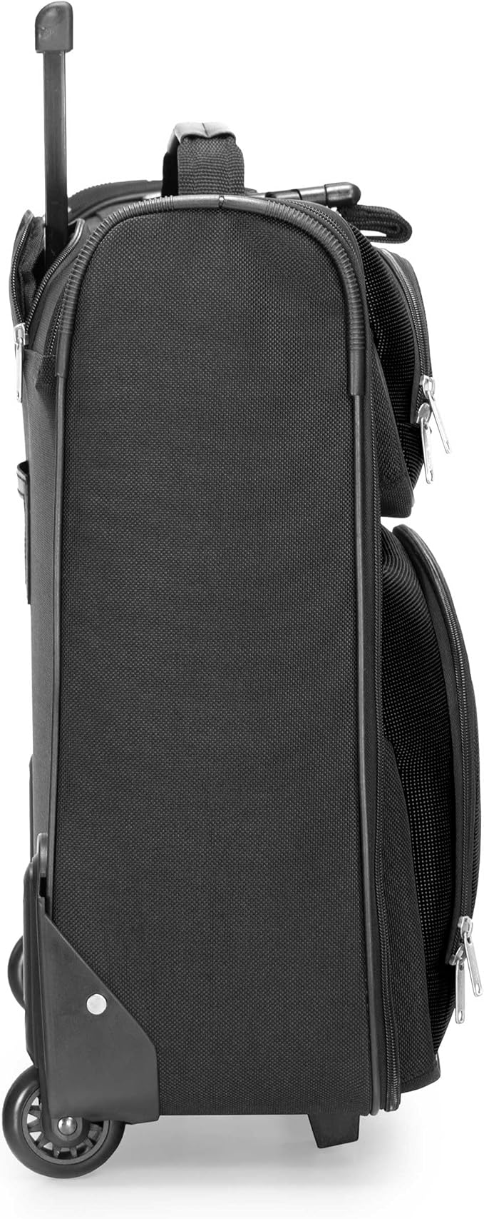 Travel Select Amsterdam Business Rolling Garment Bag, Softside Expandable Rolling 2-Wheeled Suit Carrier, Black, One Size