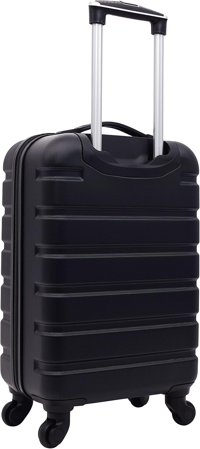 Wrangler 20" Hardside Spinner Carry-On Luggage, Black
