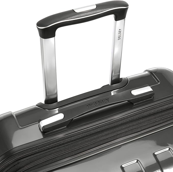 DELSEY PARIS Helium Aero Hardside Expandable Luggage with Spinner Wheels, Titanium, 3-Piece Set (21/24/28)
