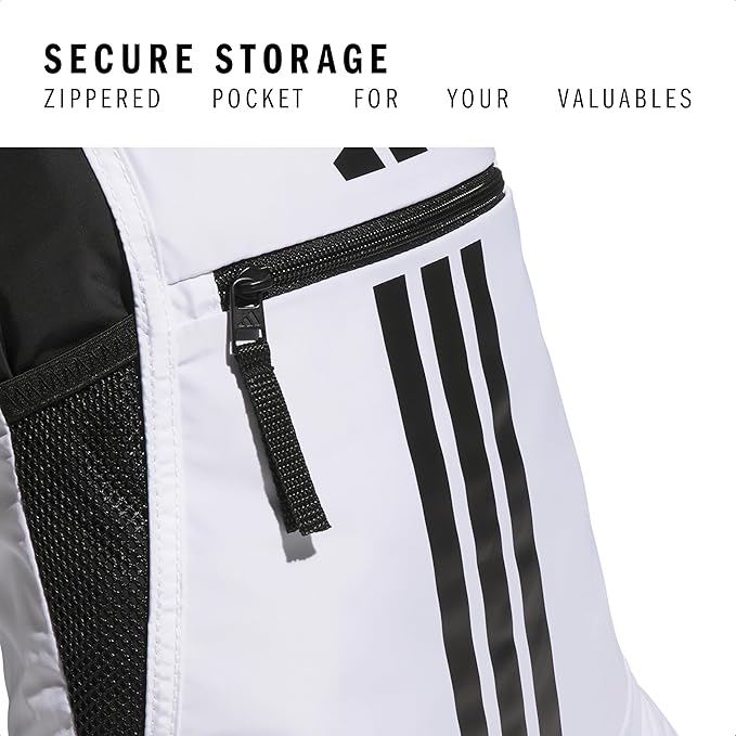 adidas Alliance Sackpack – Drawstring Backpack for Sports, Small Gym Bag